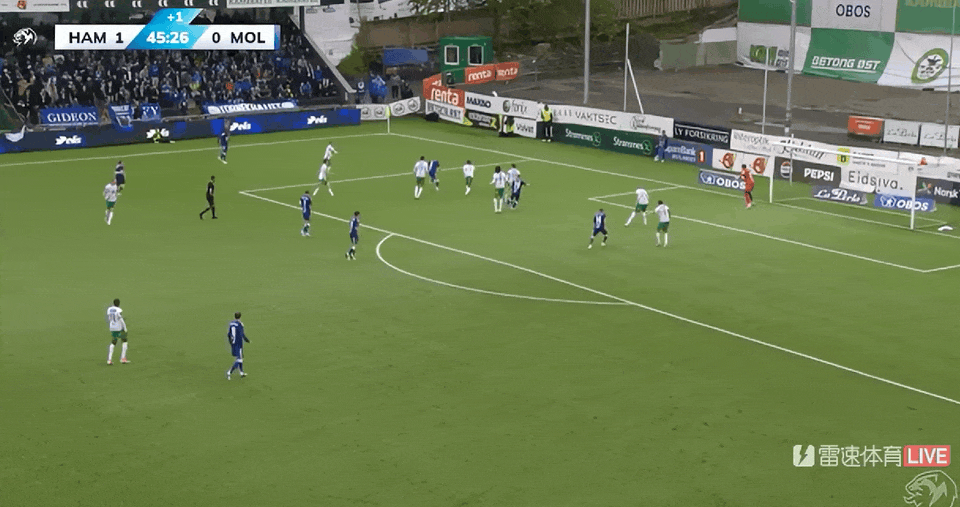 ⚽挪超半场：罗兹首开记录，贝拉沙扳平，汉坎暂1-1莫尔德