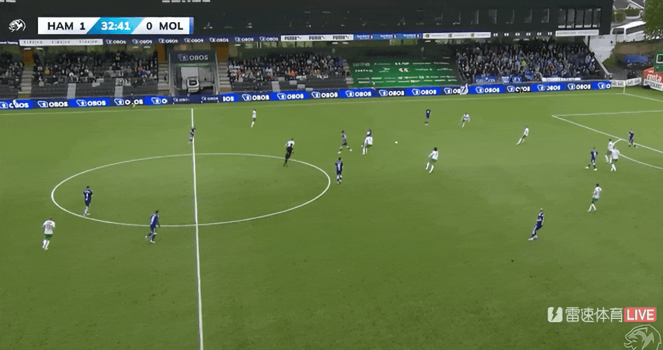 ⚽挪超半场：罗兹首开记录，贝拉沙扳平，汉坎暂1-1莫尔德
